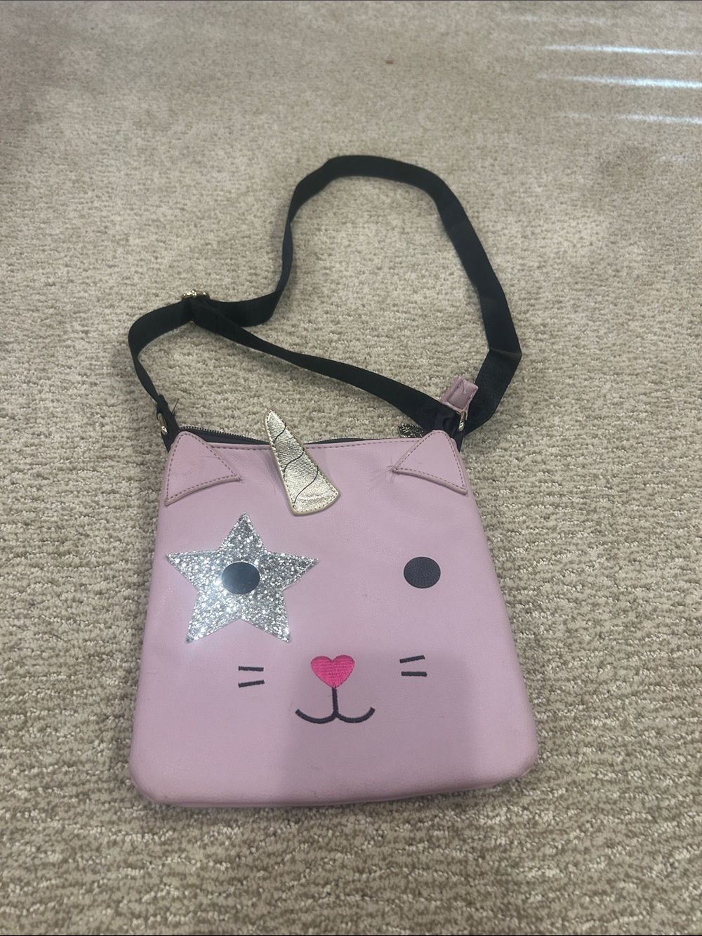 Luv Betsey By Betsey Johnson Unicorn Cat Crossbody Bag